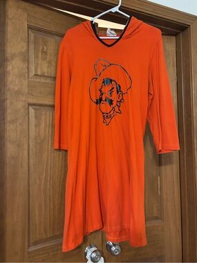Oklahoma State Cowboys Pistol Pete Hooded Dress Tunic Made in USA -  Size Large